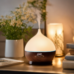 An image capturing the serene ambiance of a room with the Glade Aromatherapy Mist Diffuser