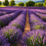 An image depicting the ancient origins of lavender oil in aromatherapy