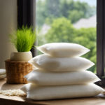 An image that showcases the step-by-step process of cleaning aromatherapy rice bags