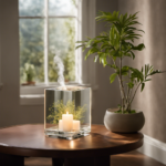 An image capturing the serene ambiance of a well-lit room
