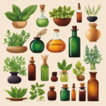 An image that depicts the history of aromatherapy, starting from ancient times to the modern era