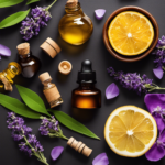 An image showcasing a mesmerizing collection of various aromatherapy techniques