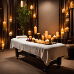 An image showcasing the serene ambiance of Massage Luxe's aromatherapy experience
