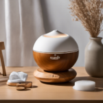 An image showcasing the step-by-step cleaning process of your Ananda Therapy aromatherapy diffuser