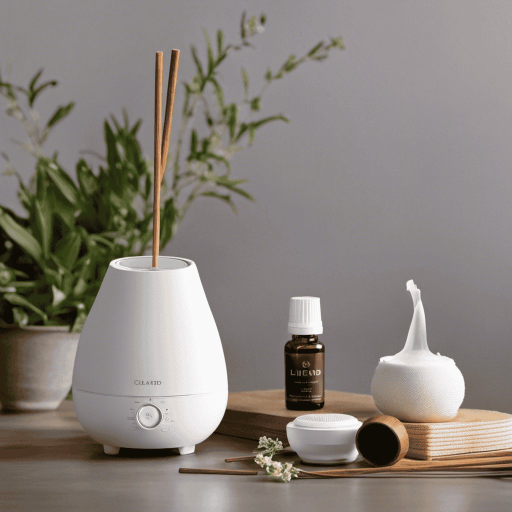 An image showcasing a step-by-step guide to cleaning your Lilend Aromatherapy Diffuser