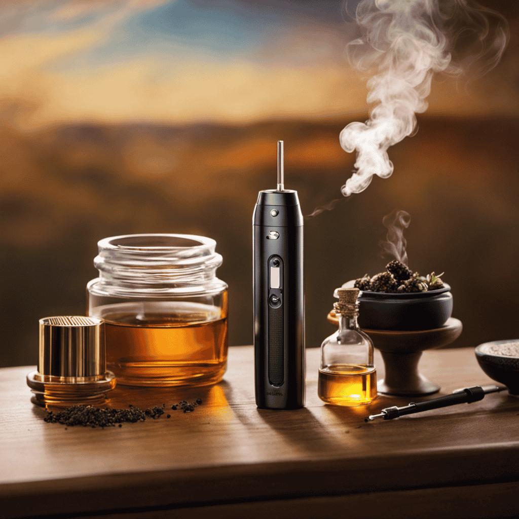 An engaging image showcasing the step-by-step process of crafting aromatherapy e-cigs