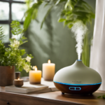 An image showcasing the Eco Sanctuary Daily Rituals Aromatherapy Diffuser in action
