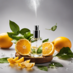 An image capturing the process of cleaning aromatherapy using citric acid