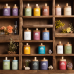 An image capturing an inviting display of various aromatherapy inhaler blanks nestled on a rustic wooden shelf, bathed in warm natural light, offering an array of colors, shapes, and sizes to choose from