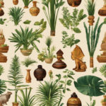 An image showcasing the origins of aromatherapy with a visual representation of ancient Egyptians extracting natural scents from plants and using them for therapeutic purposes