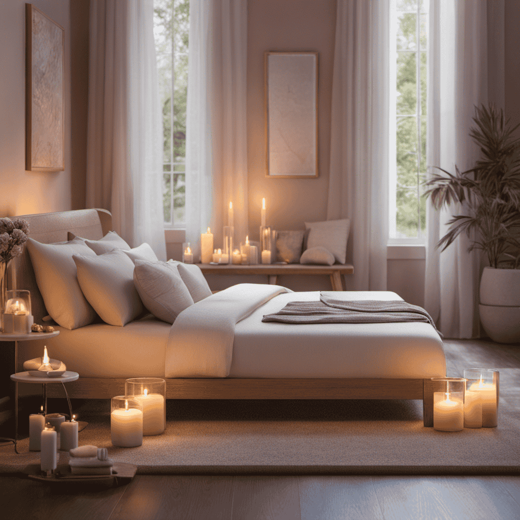An image showcasing an inviting scene of a serene bedroom