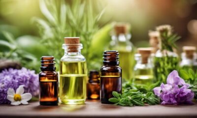 aromatherapy essentials with spray