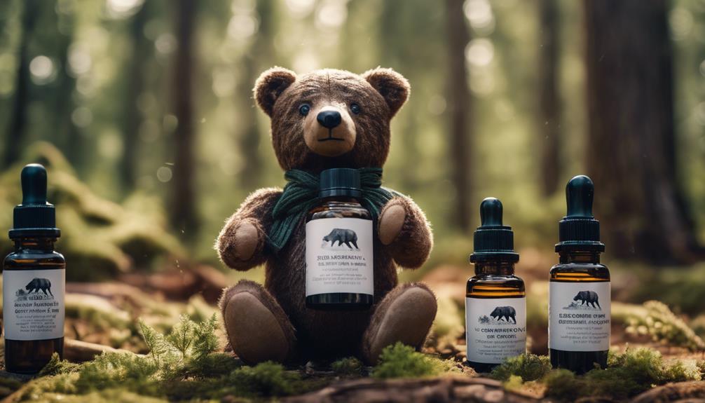 bear and essential oil interaction