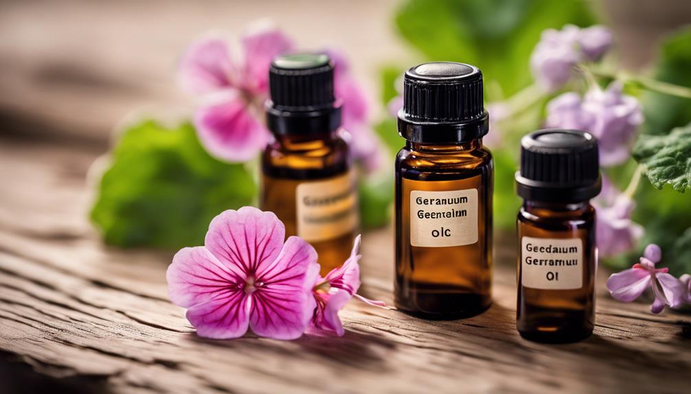 choosing geranium essential oil