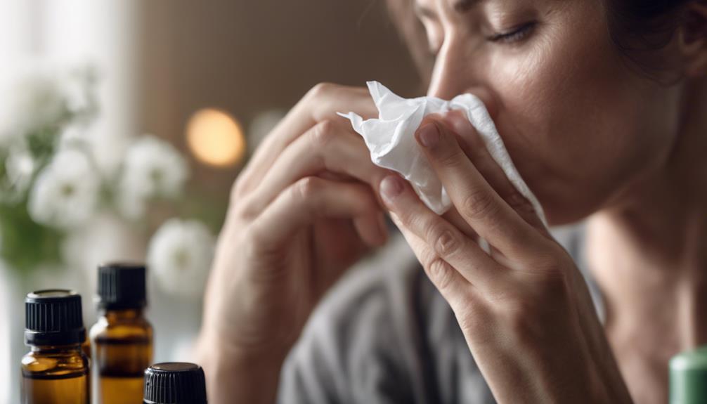 managing nosebleeds from essential oils