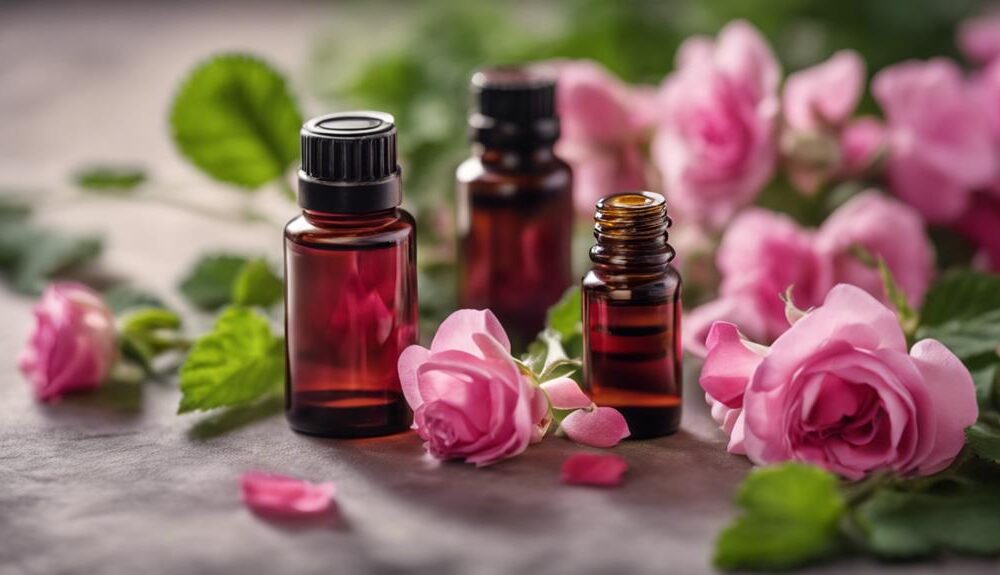 rose geranium essential oils