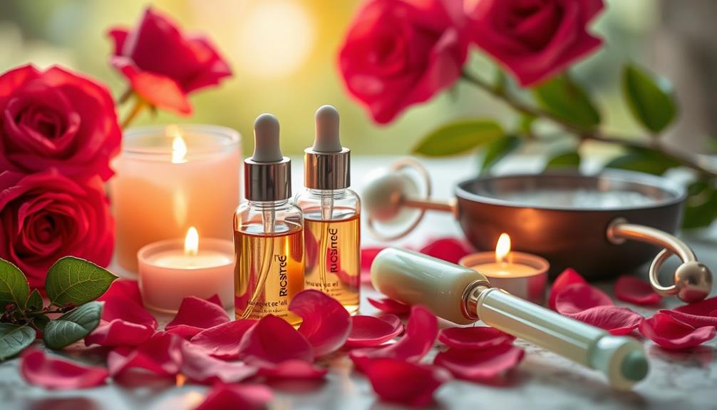 rose oil application methods