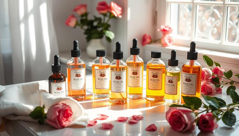 selecting premium rose oil