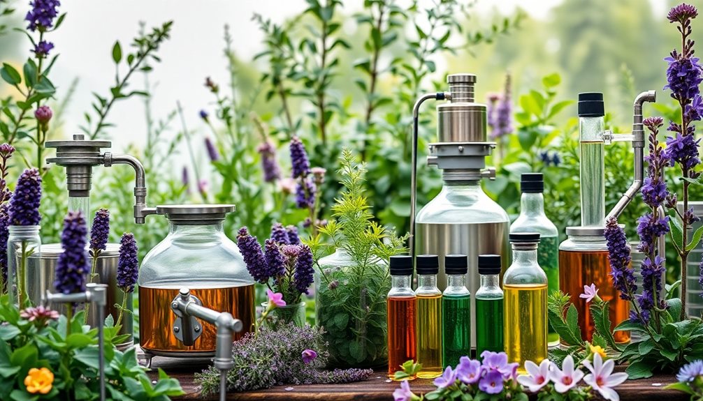 methods of extracting essential oils