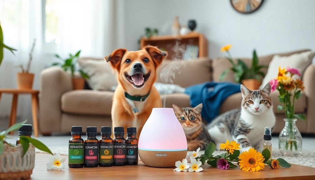 pet odor essential oils