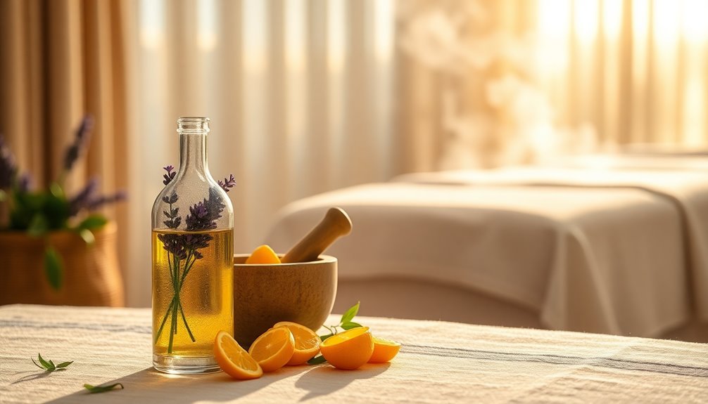 aromatherapy enhances massage benefits