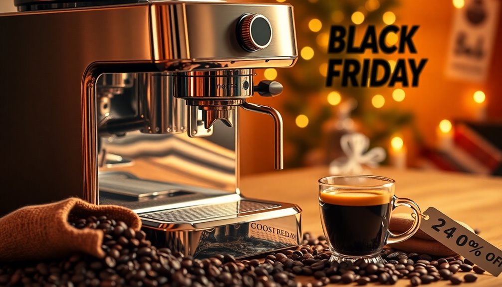 black friday espresso machine deals