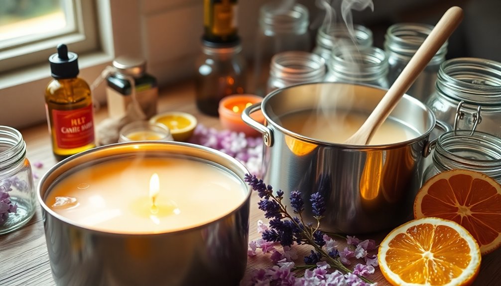 candle making step guide