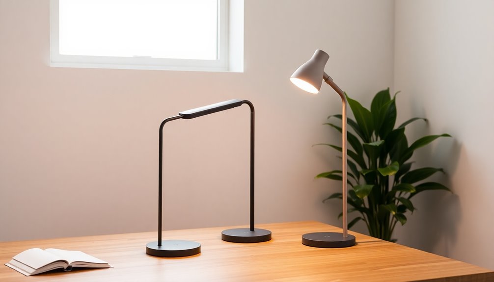 clutter free workspace cordless lamps