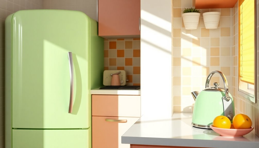 colorful appliances for small kitchens