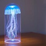 ocean inspired jellyfish lamps