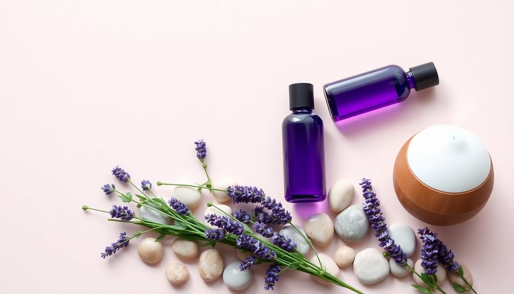 relaxation with lavender oils