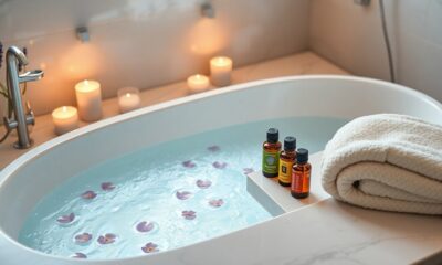 relaxing bath essential oils