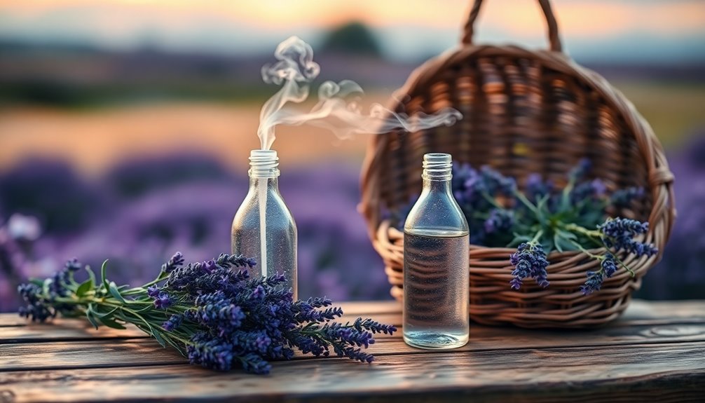 relaxing lavender scent spray