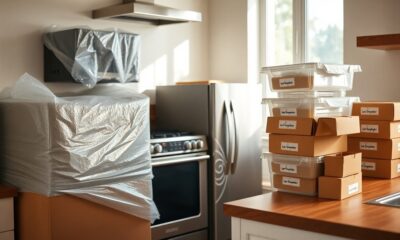 stress free kitchen appliance packing