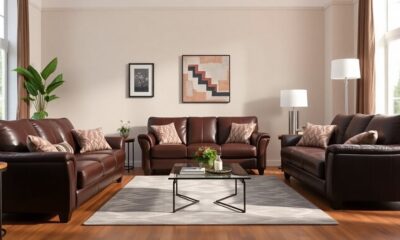 stylish leather sofas 2024