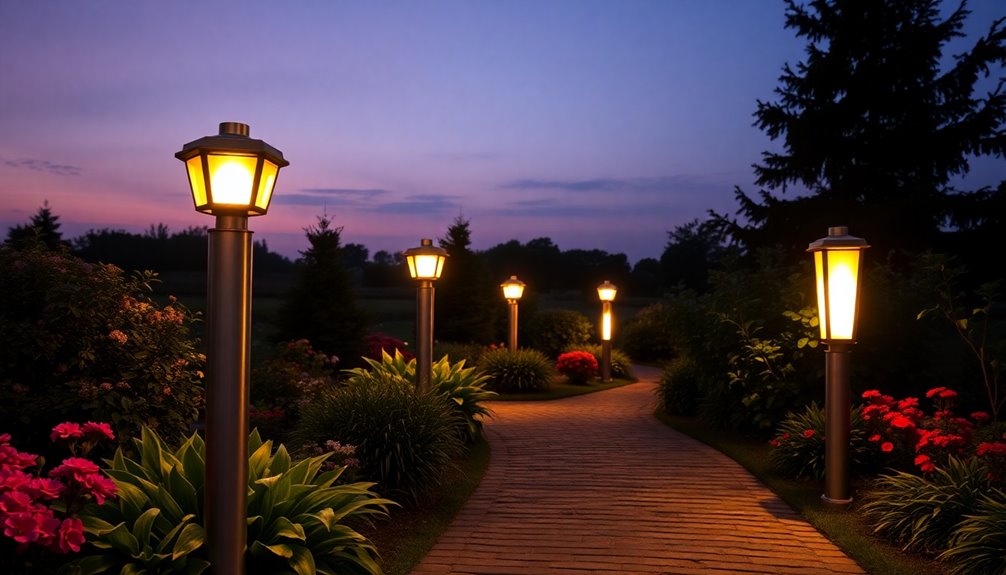 stylish outdoor solar lighting