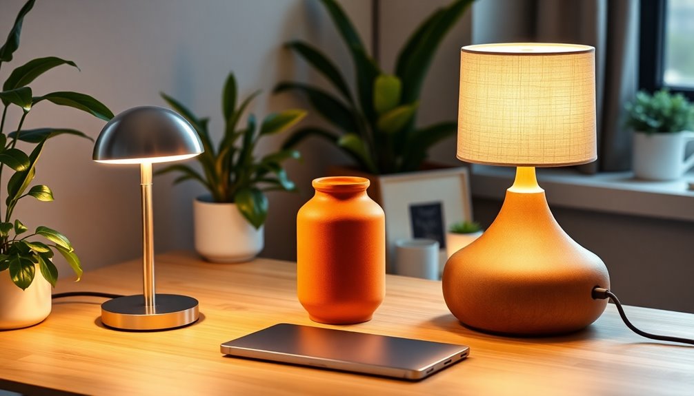 stylish rechargeable table lamps