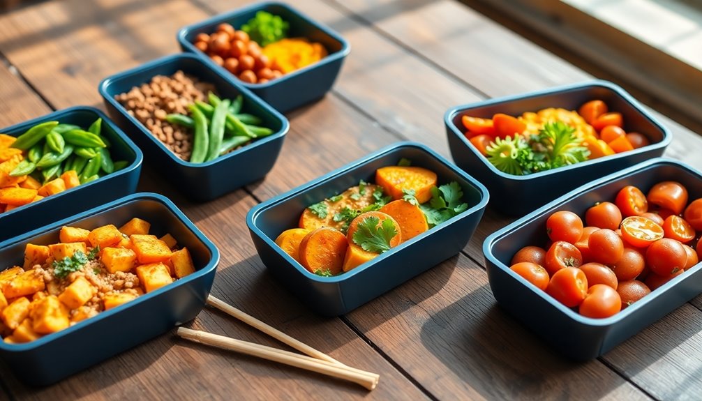 bento boxes for meal prep