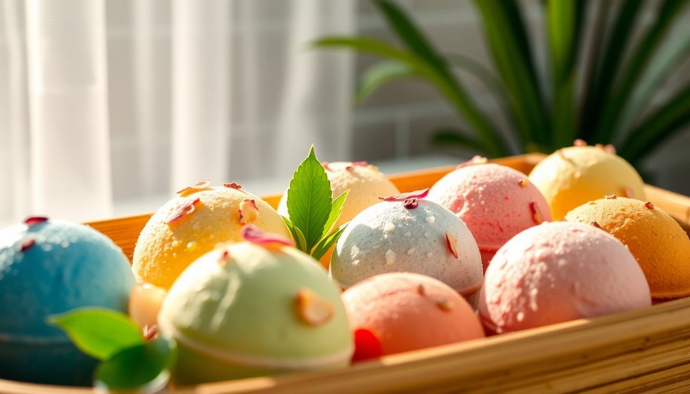 choosing essential oil shower bombs