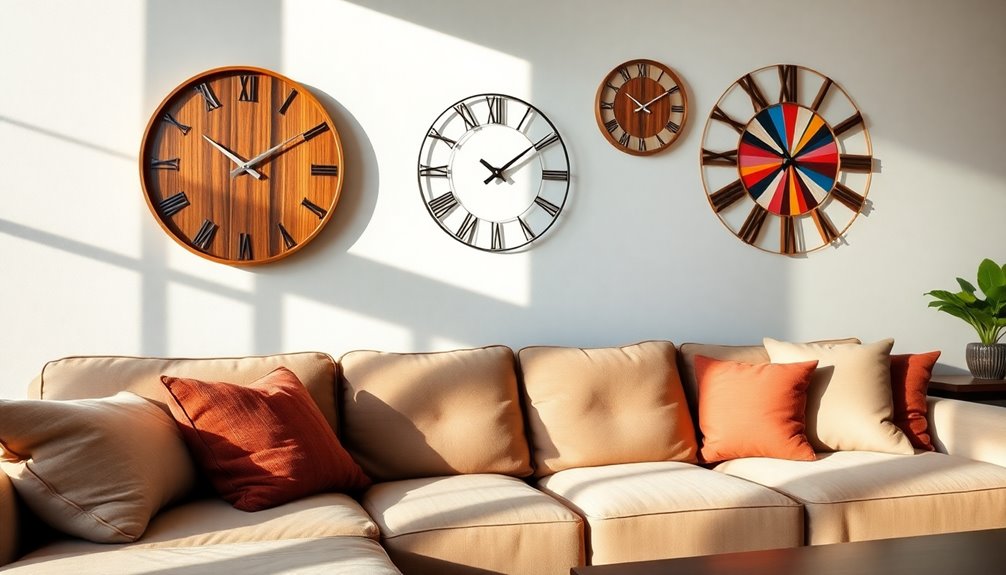 choosing living room clocks