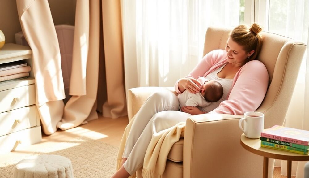 comfortable feeding with pillows