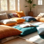 comfortable stylish floor cushions