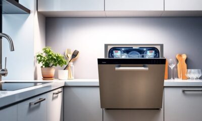 compact efficient kitchen dishwashers