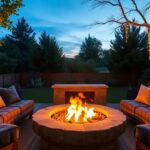 cozy backyard fire pits