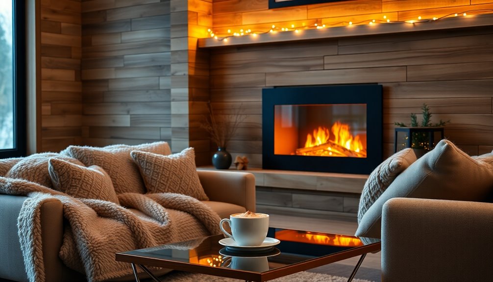 cozy electric fireplaces selection