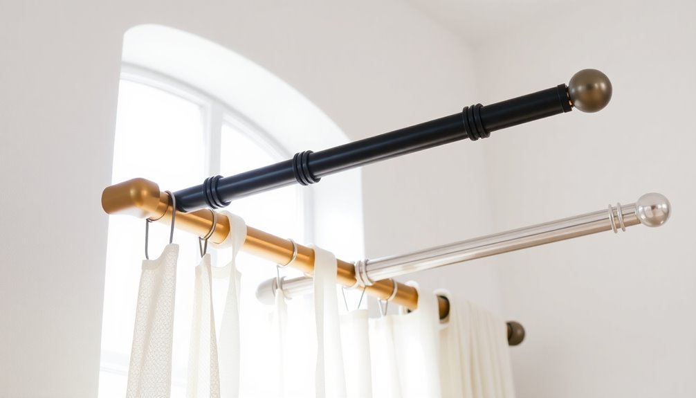 curtain rod selection factors