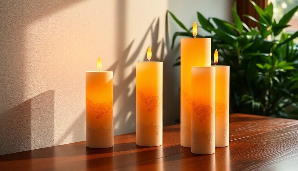 flame free ambient candle alternatives