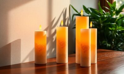 flame free ambient candle alternatives