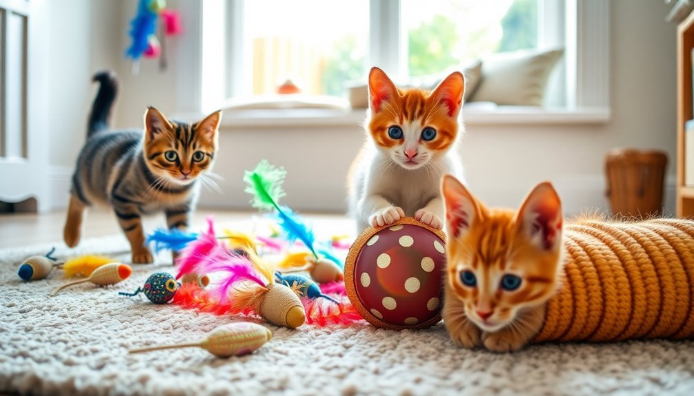 indoor cat toys selection