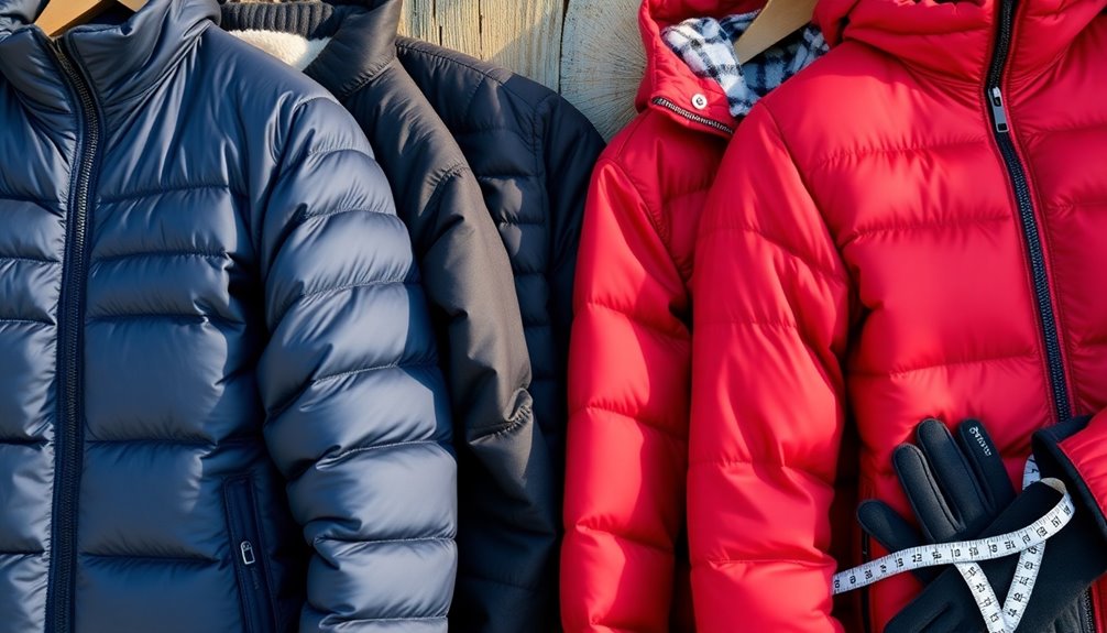 insulated jacket selection criteria